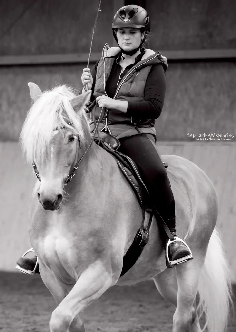 Foto: Jeannine und ihr Pferd Byron
